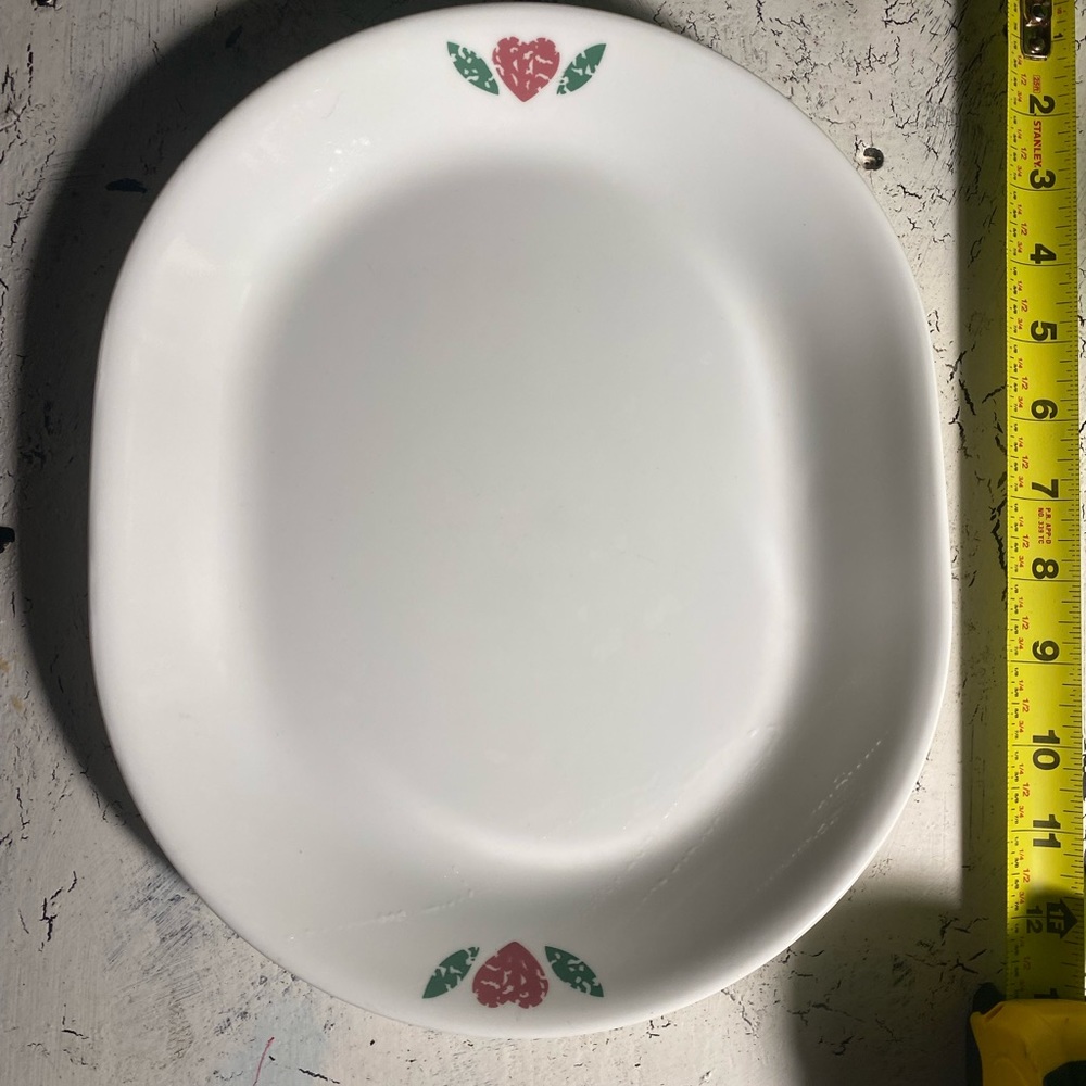 1 Corelle Quilt 12”x 10” Serving Platter